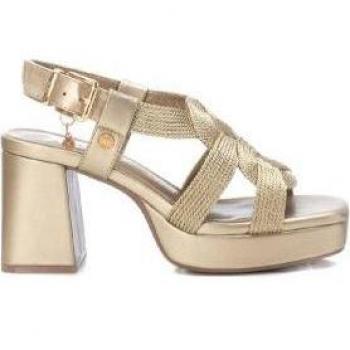 XTI 142337 Sandalias Abiertas Mujer Oro