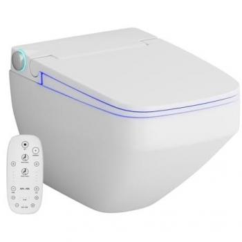 WC Suspendu FlashClean TouchReel – Siège Numérique Chauffé et Solaire