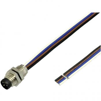 BKL Electronic 2701001 Connettore da incasso sensore/attuatore M8 0.2 m, 4 poli, 1 pz