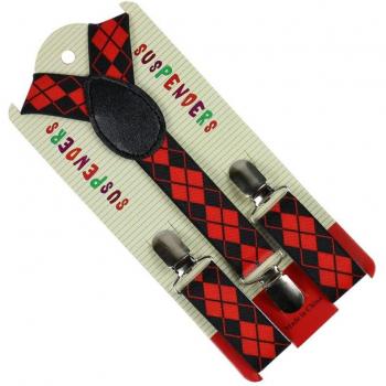 Winfox Kids Clip-on Suspenders 2.5 cm Wide