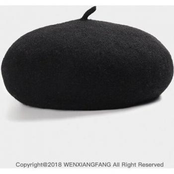 Solid Color Women's Beret Cap