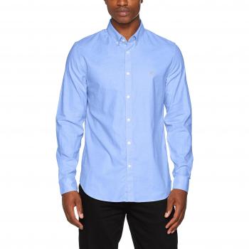 Camisa Lacoste Ch9627, Morado, Talla 42 para Hombre