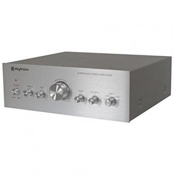 Skytronic AV400 400 W Stereoverstärker – 2×200 W, 4 Eingänge, Telefon, DVD, CD, MP3