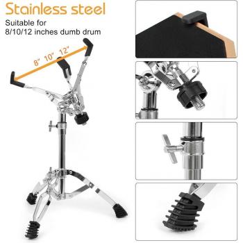 Soporte plegable de tambor de redecilla de metal