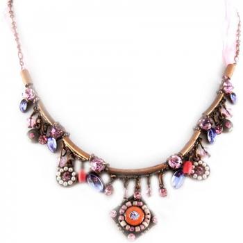 Célimène Rose-Mauve – Collier de Luxe
