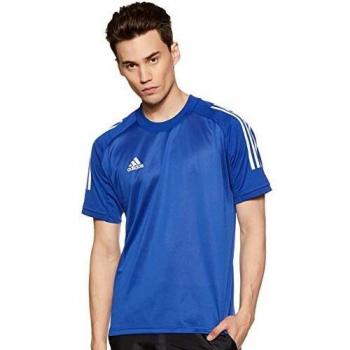 Adidas Condivo 20 Camicia di Allenamento Uomo, Blu Reale/Bianco, XS