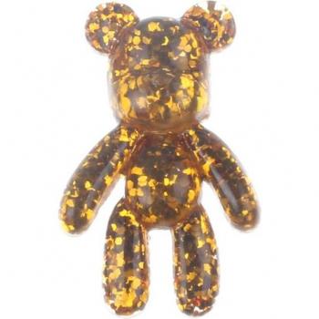 12pcs Colorful Resin Bear Flatback Decorations for DIY Crafts
