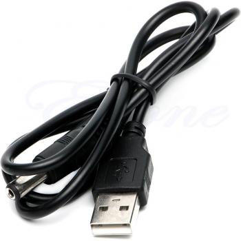 Câble USB 2.0 mâle A à connecteur DC 5.5mm x 2.1mm