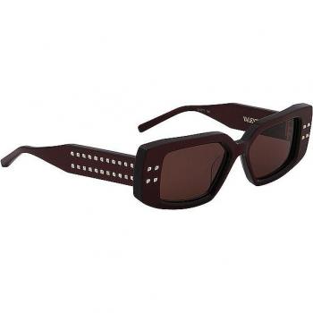 Valentino Garavani, Sunglasses, unisex, Brown, 53 MM