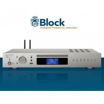 CVR‑250 AudioBlock: CD‑Internet‑Receiver in Silber