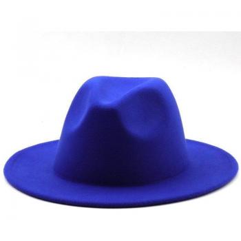 Gorra de Lana Negra Ala Grande estilo Británico