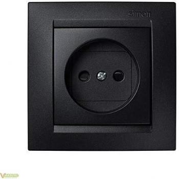 Base de Enchufe Simon 45X80X80Mm Bipolar Grafito
