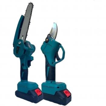 Combo Poderoso: Poda 2 en 1 y Mini Motosierra 36V con Barería