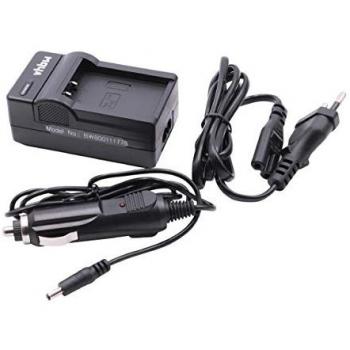 VHBW PowerPack : chargeur batterie + câble voiture pour Canon et caméras d’action