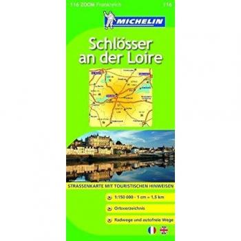 Schlösser an der Loire (Michelin Zoomkarte)