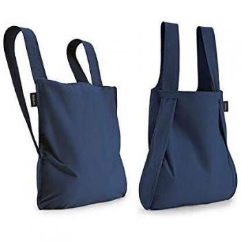Borsa-Zaino Notabag Blue Navy 2‑in‑1, Impermeabile e Riciclabile