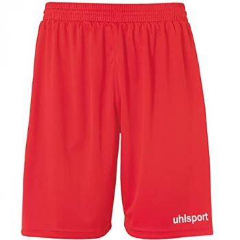 Uhlsport Men's Performance Shorts, 2XL, Red and White