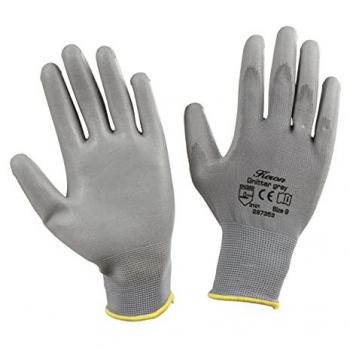 Kerbl Arbeitshandschuh Gnitter Grey, Feinstrick, Größe 8