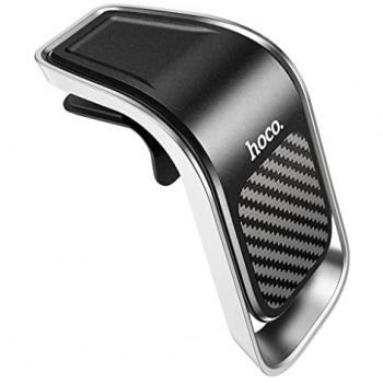 AutoVent 74 (Hoco) – Supporto Magnetico Smartphone in Nero & Argento