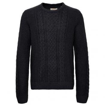Blend Herren Grobstrickpullover Regular Fit Schwarz Größe S