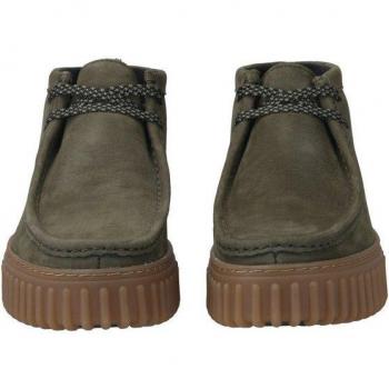 Clarks Damen Boots Torhill Moss in Dunkelgrün