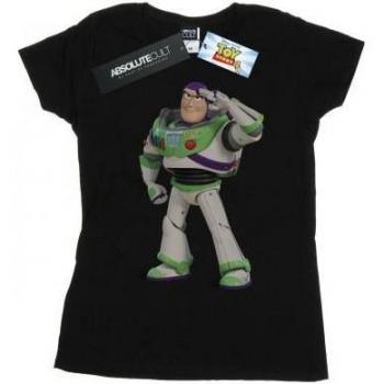 Disney Women's Buzz Lightyear Graphic Tee in Black