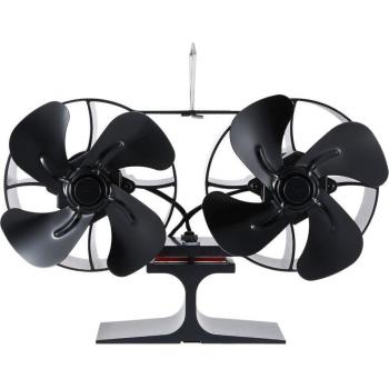 Wood Burner 8-Blade Stove Fan