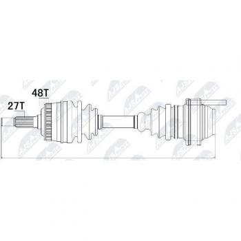 NTY 019 Drive Shaft (NPW‑ME)