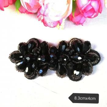 Embroidered Fabric Brooch Patch