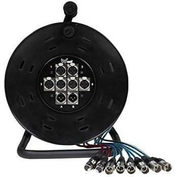 W Audio XLR Multicore Drum 6/2 25m