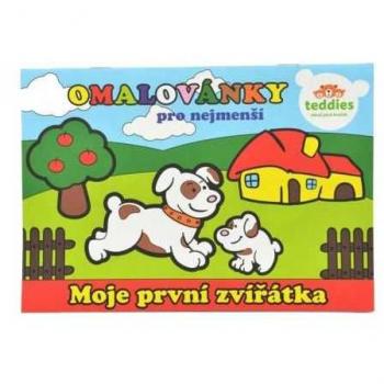 Omalovánky pro děti: Moje první zvířátka 21x14,5cm
