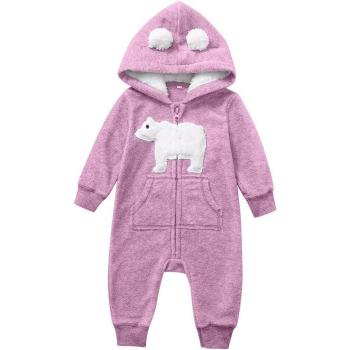 Mono de Lana Infantil con Capucha y Orejas