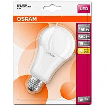 Lampadaire LED E27 Osram 20 W Équivalent 150 W Blanc Chaud