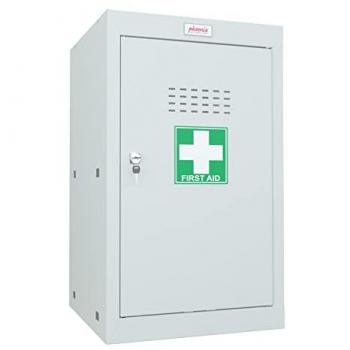 Phoenix Safe Co. MC Series 3-Cube Locker Light Grey