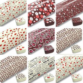 Papier Transfer Print Chocolat 30x20 cm – Ensemble 20