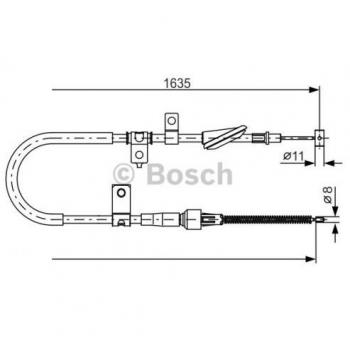 Bosch 1987482258: Parking Brake Cable Puller