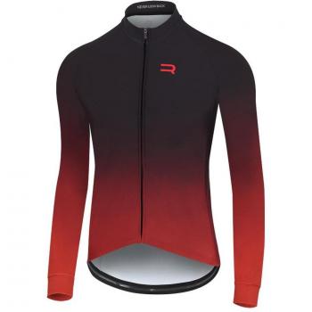 T-Shirt Manica Lunga Core Thermal Gradient Rosso Nero S