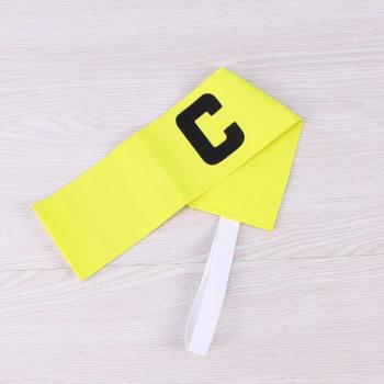 Soccer Rugby Basketball Adjustable Captain Armband (Black)
