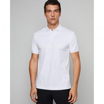 Polo Manga Corta Essential Blanco Hackett