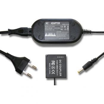 Chargeur USB-C VHBW – Bloc d’alimentation 2 m + Coupleur DC pour Panasonic GX80 & LX100