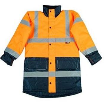 High‑Visibility Orange Warrior Denver Men’s Fluorescent Jacket