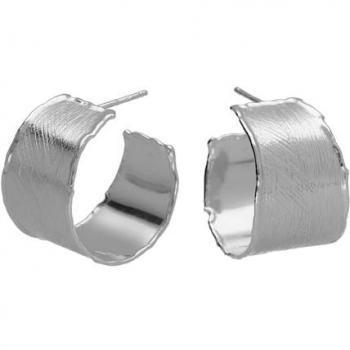 Victoria Cruz Damen Creolen Ohrringe New York Silber A4803-HT