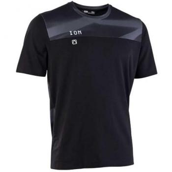 MTB Trikot Herren ION Traze Amp SS AFT 2025 Schwarz Kurzarm