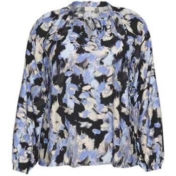 KAFFE Curve Damenbluse Toria in Blau