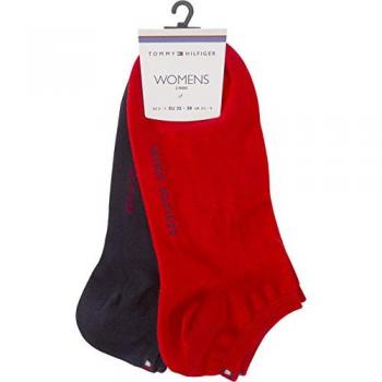 Tommy Hilfiger Ponožky pro Ženy 2Pack 343024001 Červená a Námořnická Modrá