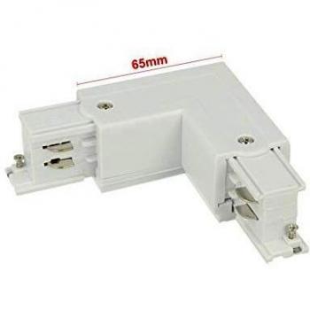 Giunto L Bianco per Sistema Binario Trifase CB40103
