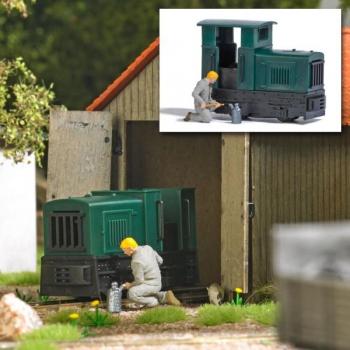 Modeltreinset Busch H0 Lok Olieën