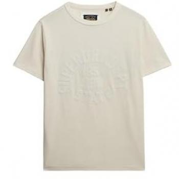 Superdry T-Shirt Oversize Donna Athletic Tonal Off-White