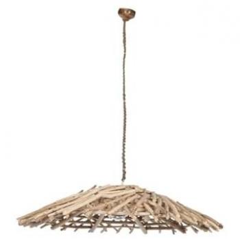 Lámpara de Techo Home ESPRIT Eucalipto Natural 50 W 100 x 100 x 18 cm