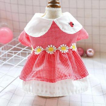 Vêtements à la mode Scottish Double Loop pour chiens de petite/moyenne taille